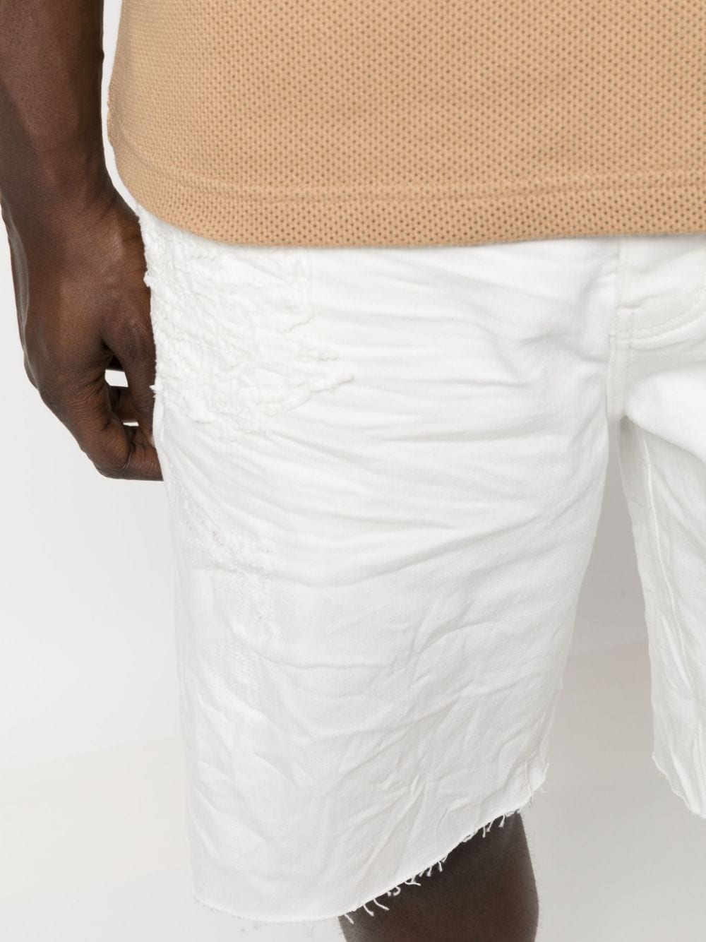 Purple Brand Shorts White image 4