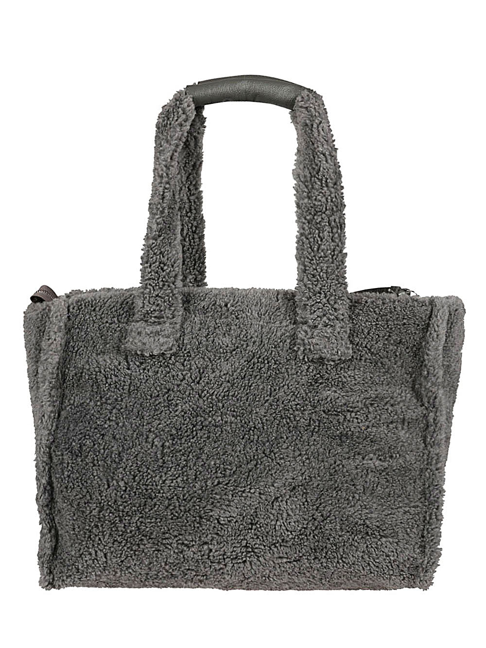 De Siena Grey Eco Fur Shopping Bag image 1