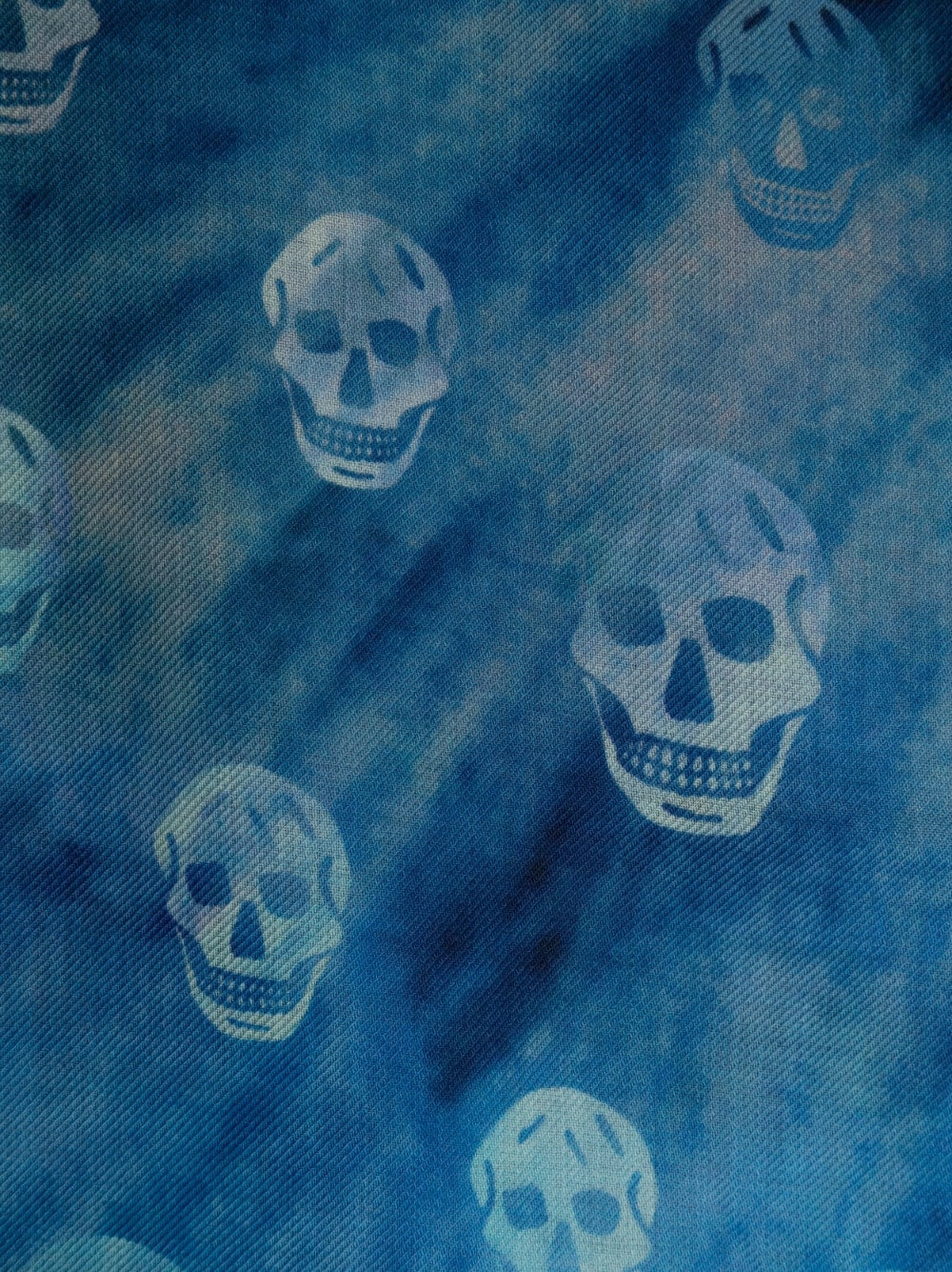 Alexander McQueen Scarfs Blue image 1