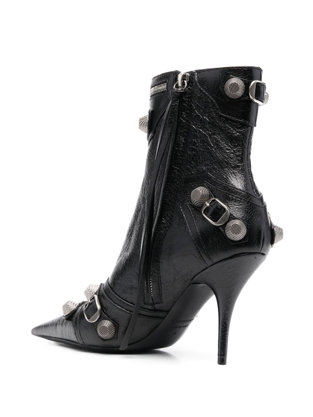 Balenciaga Le Cagole Black Leather Boots image 1