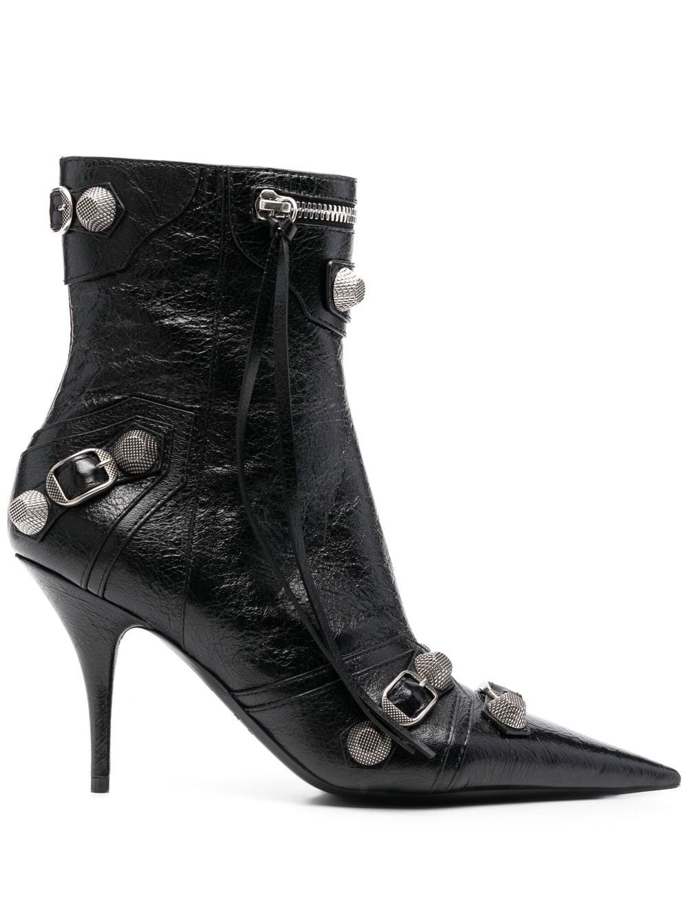 Balenciaga Le Cagole Black Leather Boots image 0