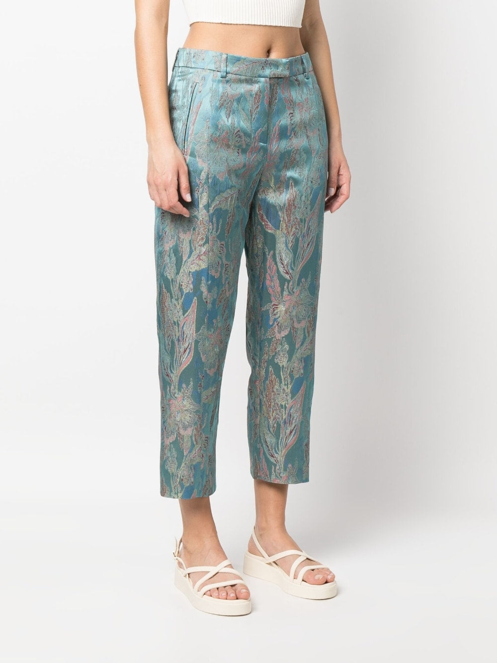 Alberto Biani Trousers Clear Blue image 1