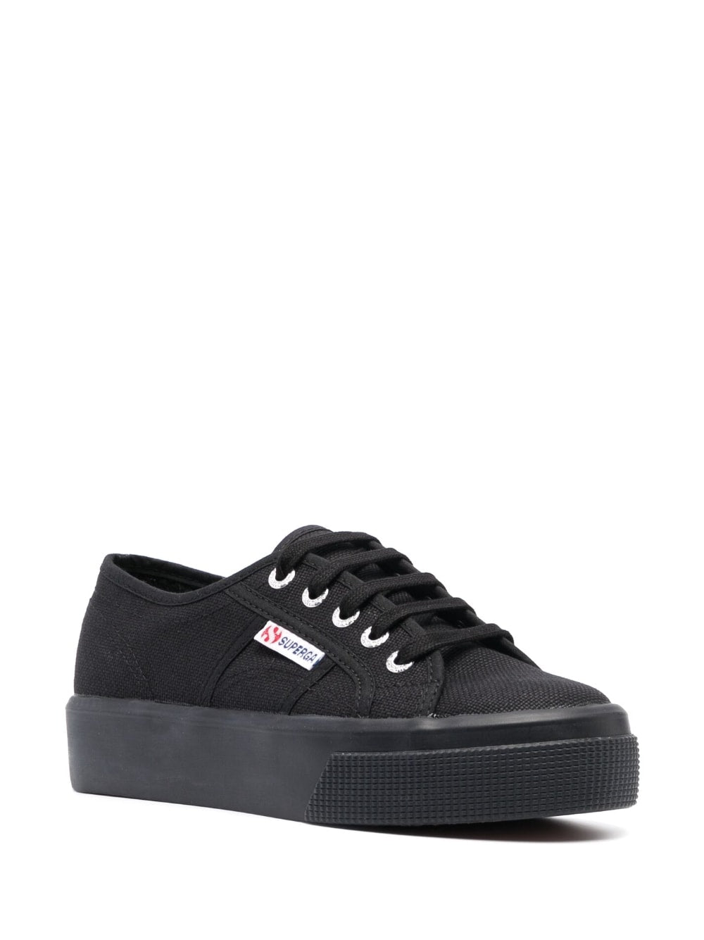 Superga 2730 Platform Sneakers - Black Canvas image 1