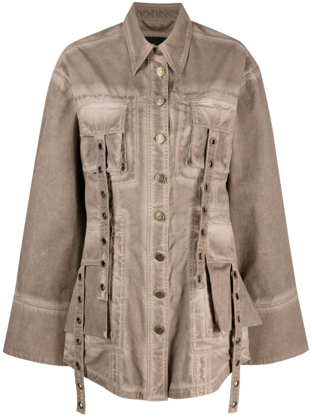 Blumarine Coats Brown image 0