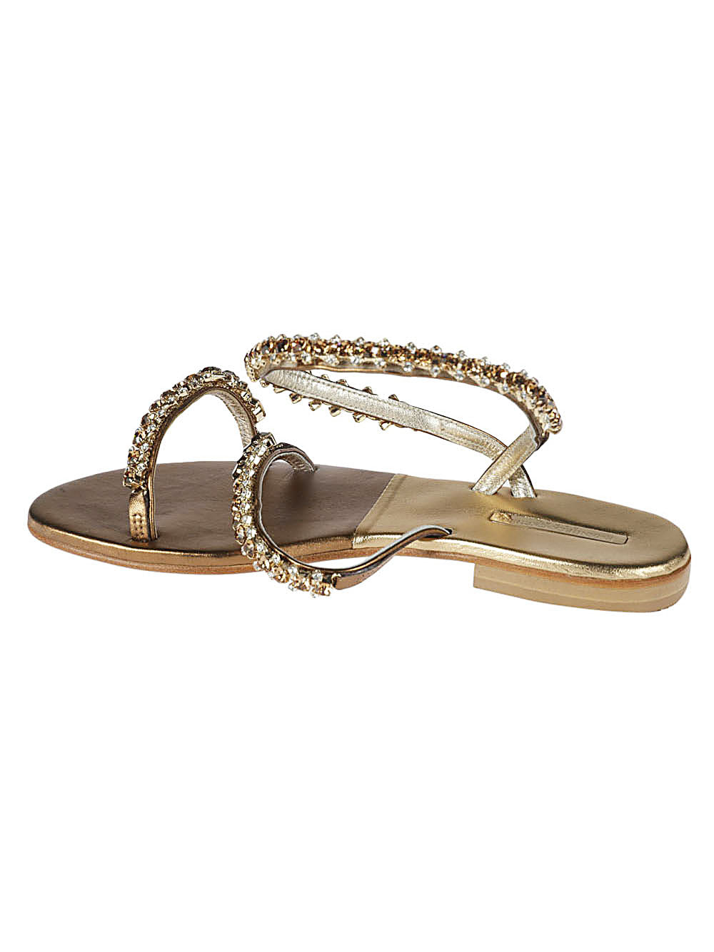 Emanuela Caruso Sandals Golden image 2