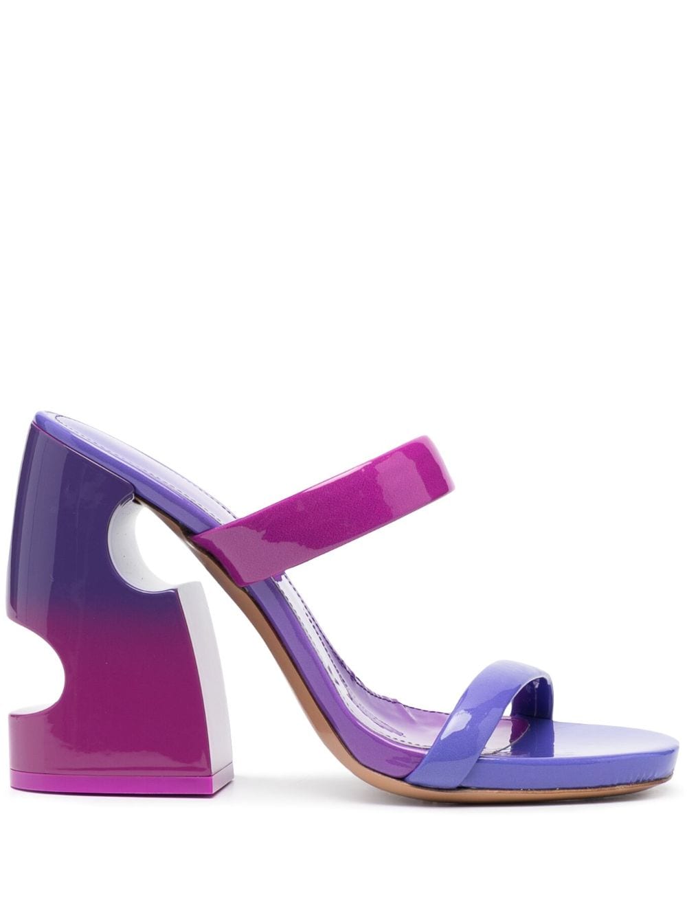 Off White Sandals Fuchsia image 0