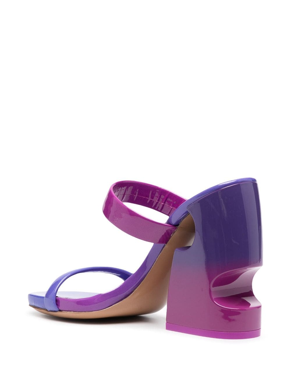 Off White Sandals Fuchsia image 2