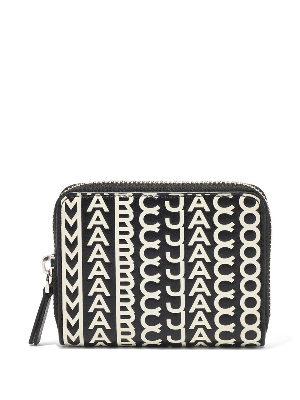 Marc Jacobs Black Monogram Zip-Around Wallet image 0