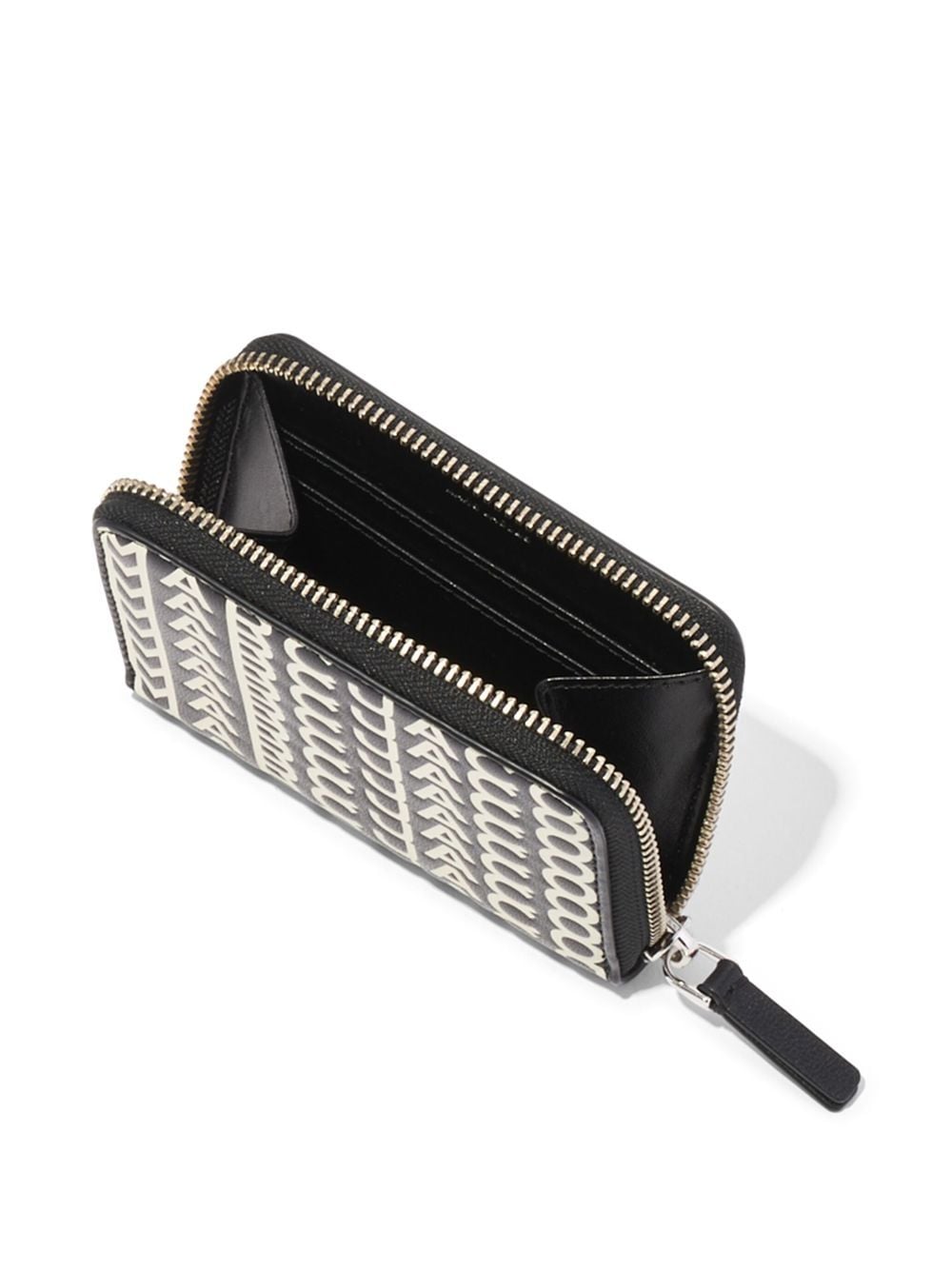 Marc Jacobs Black Monogram Zip-Around Wallet image 1