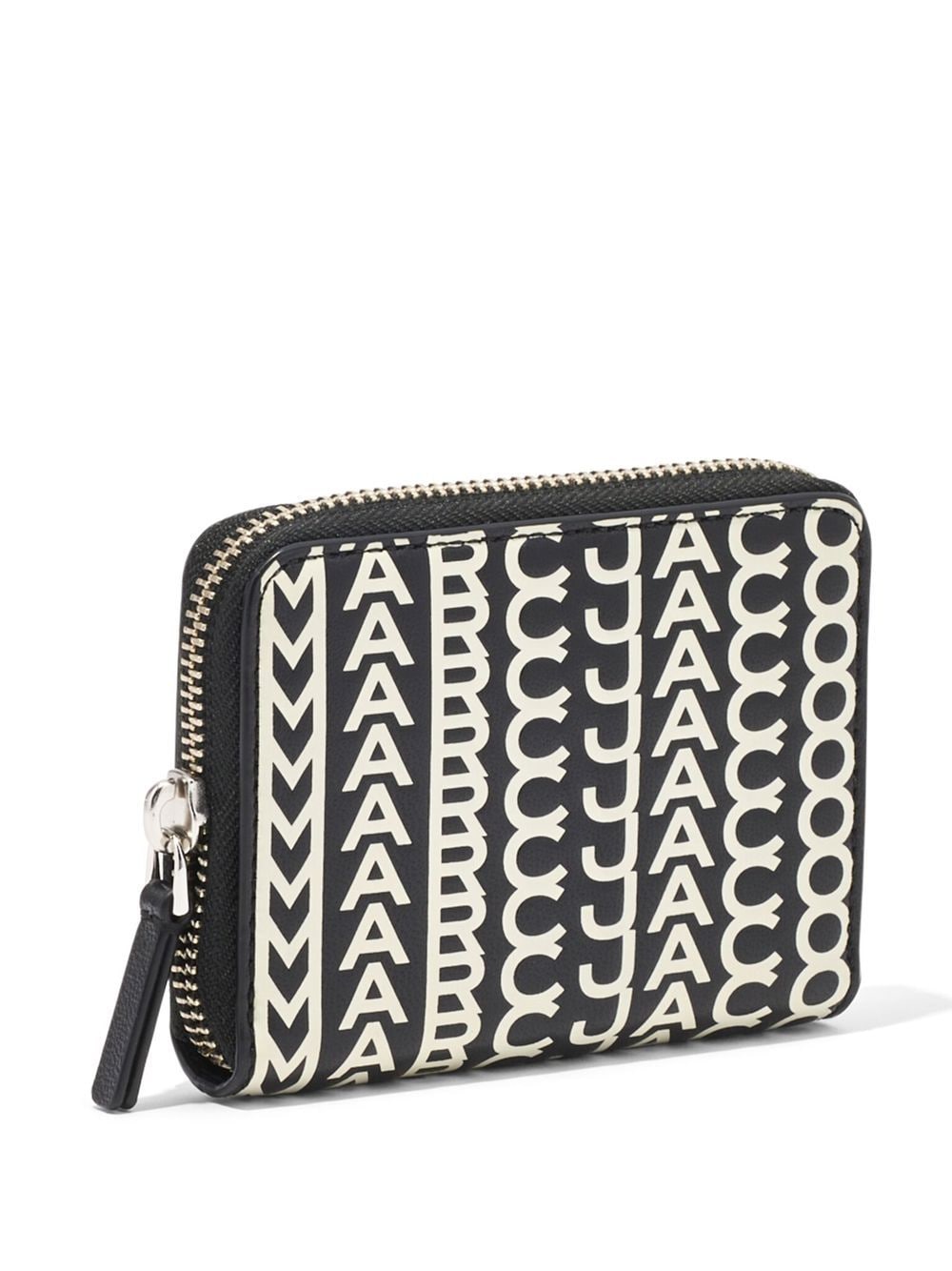 Marc Jacobs Black Monogram Zip-Around Wallet image 2