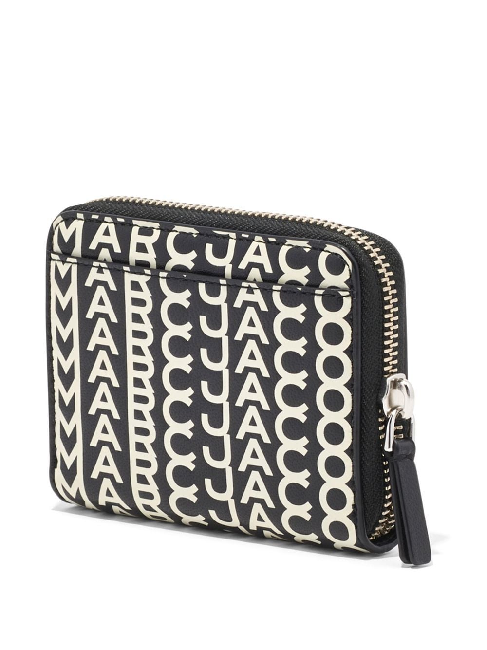 Marc Jacobs Black Monogram Zip-Around Wallet image 3