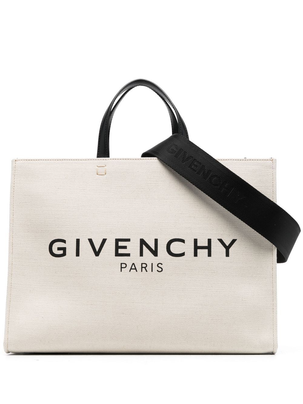 Givenchy Beige Logo Shopper Tote Bag image 0