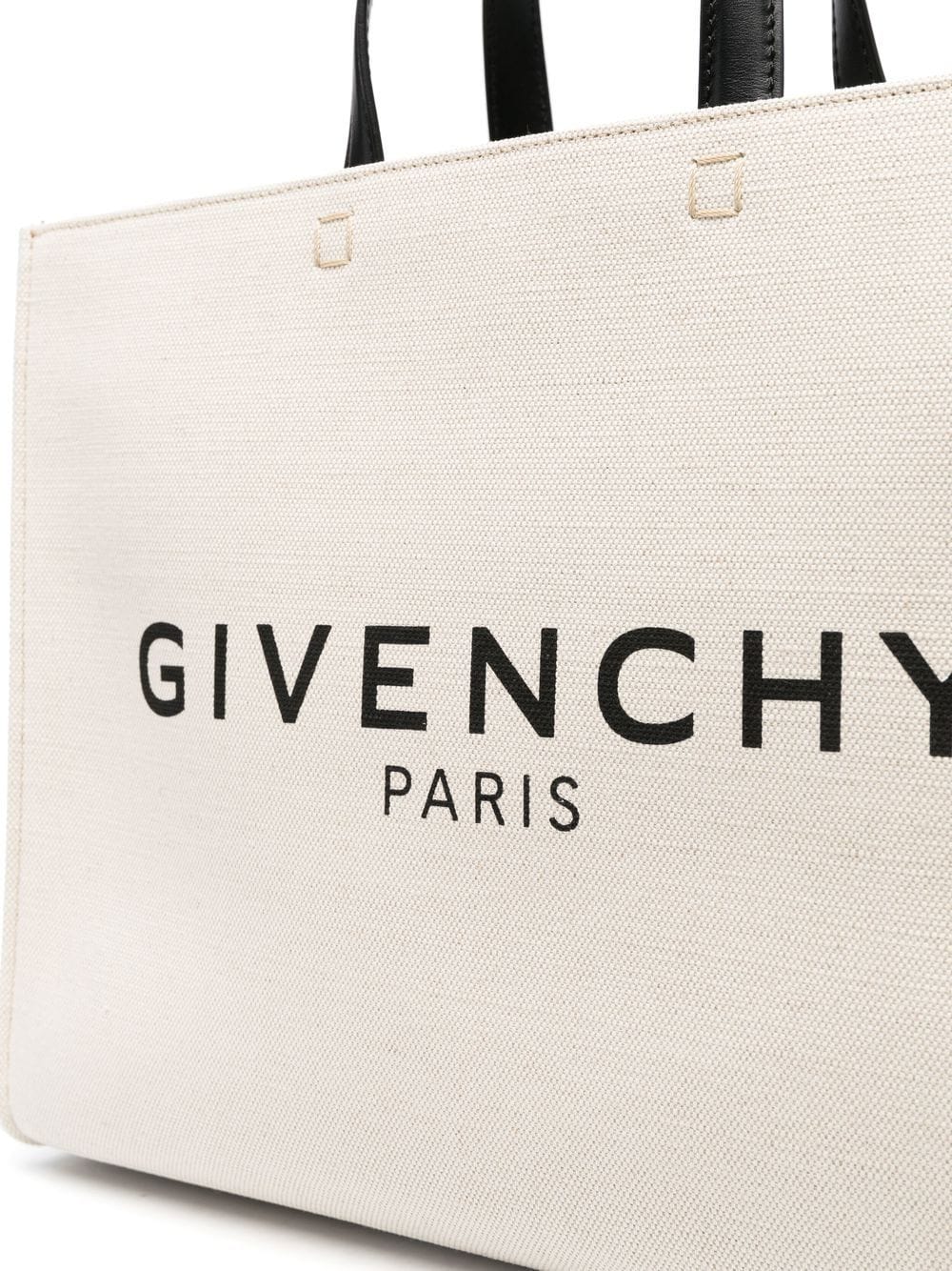 Givenchy Beige Logo Shopper Tote Bag image 4