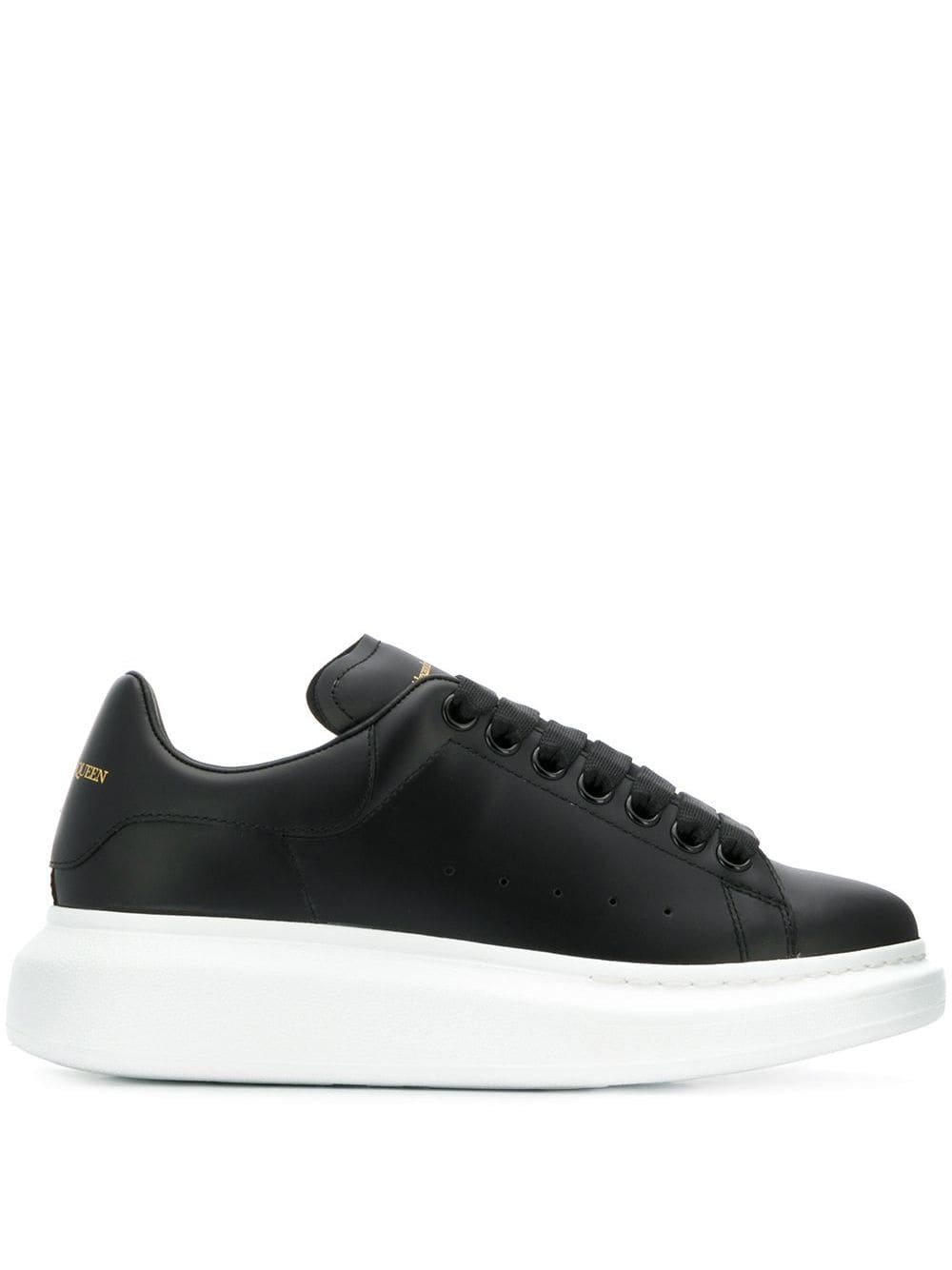 Alexander McQueen Oversized Low-Top Sneakers in Black image 0