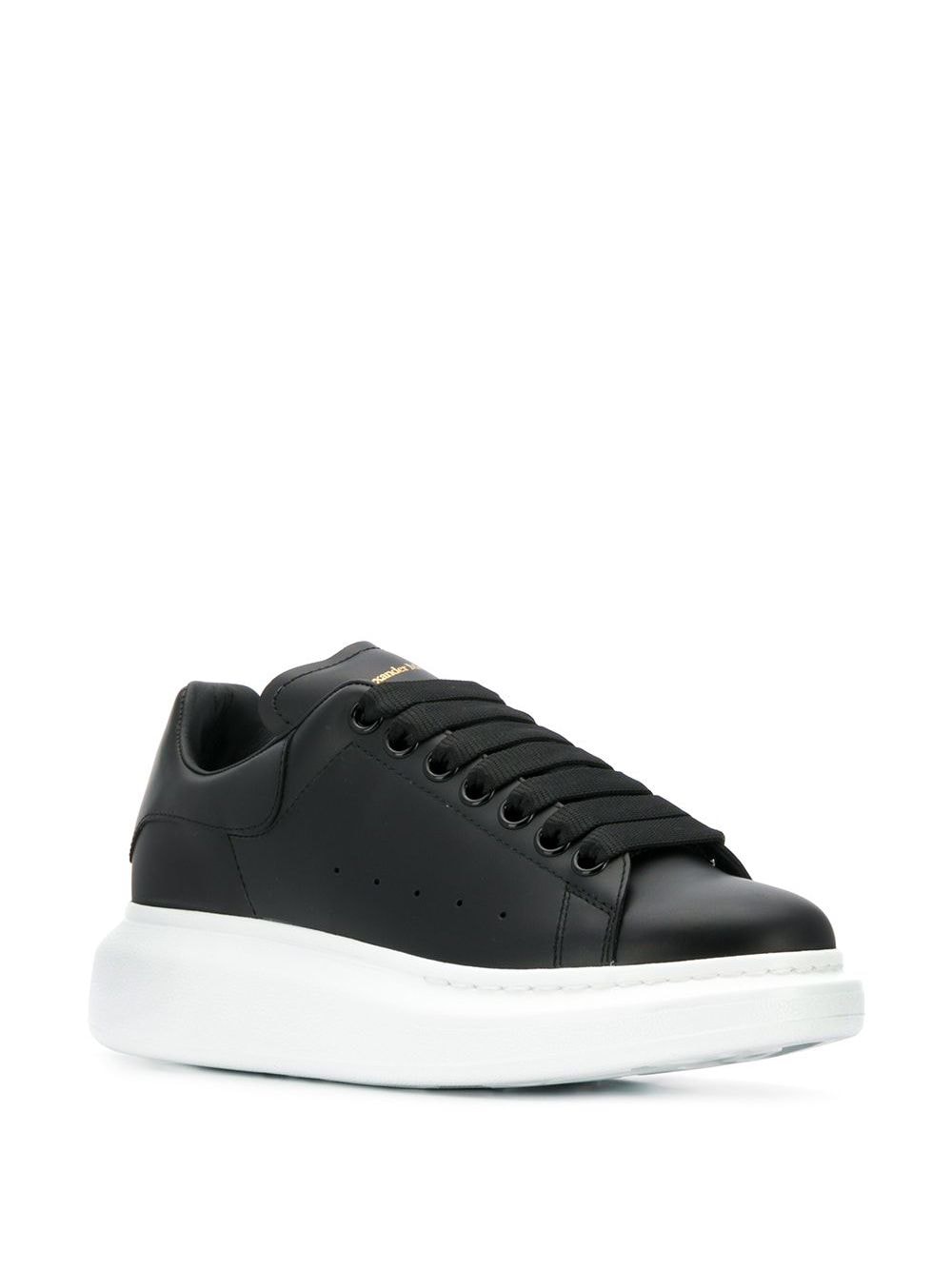 Alexander McQueen Oversized Low-Top Sneakers in Black image 1