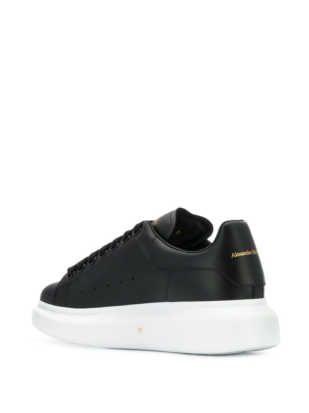 Alexander McQueen Oversized Low-Top Sneakers in Black image 2