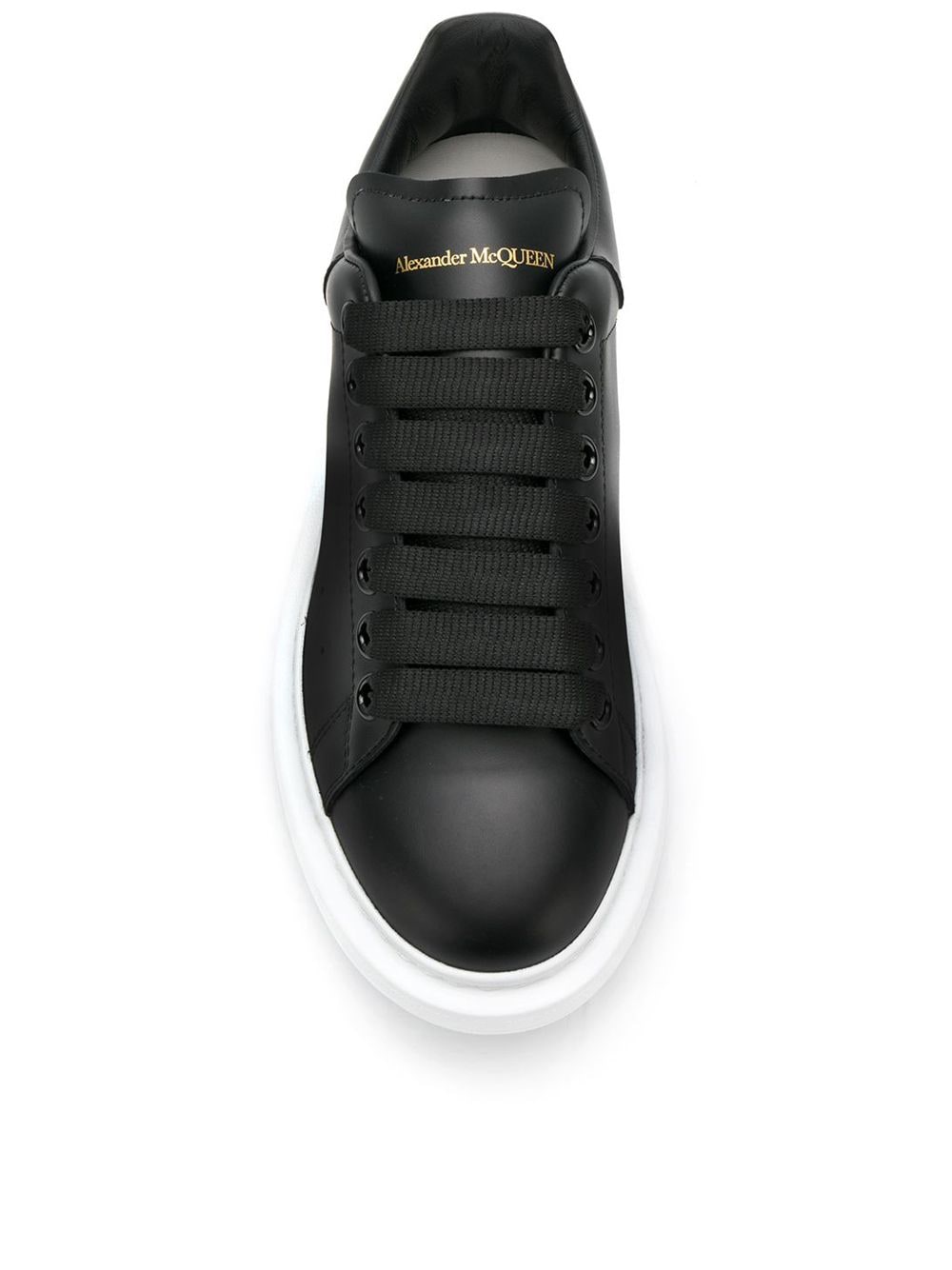 Alexander McQueen Oversized Low-Top Sneakers in Black image 3