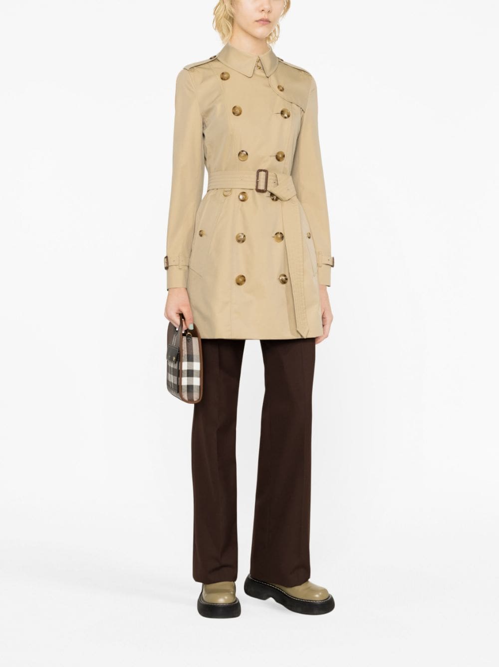 Burberry Coats Beige image 3