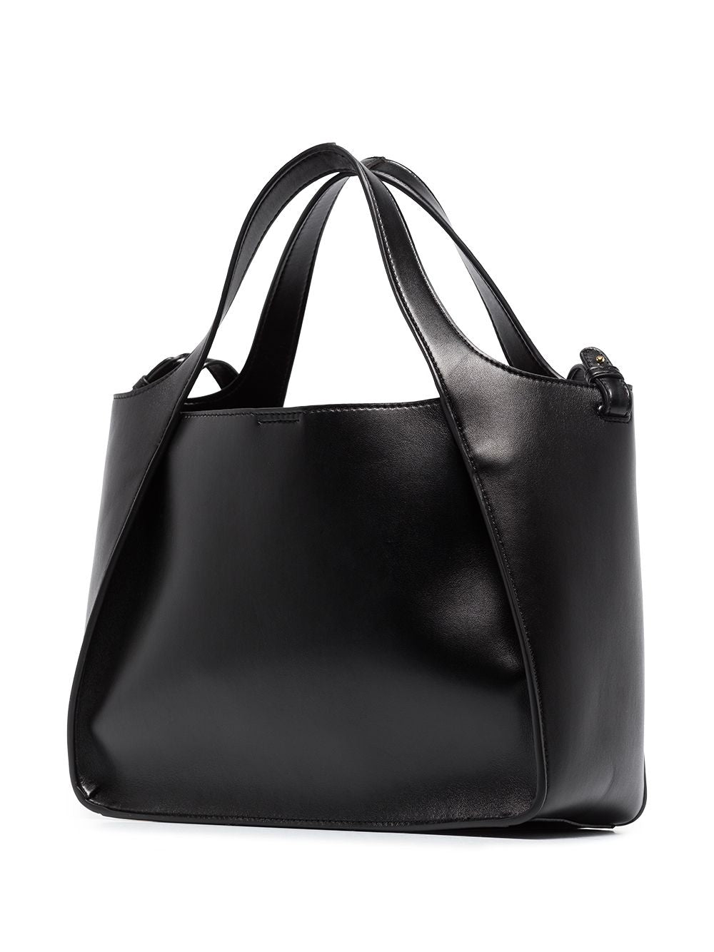 Stella McCartney Black Shoulder Bag with Logo Detail image 1