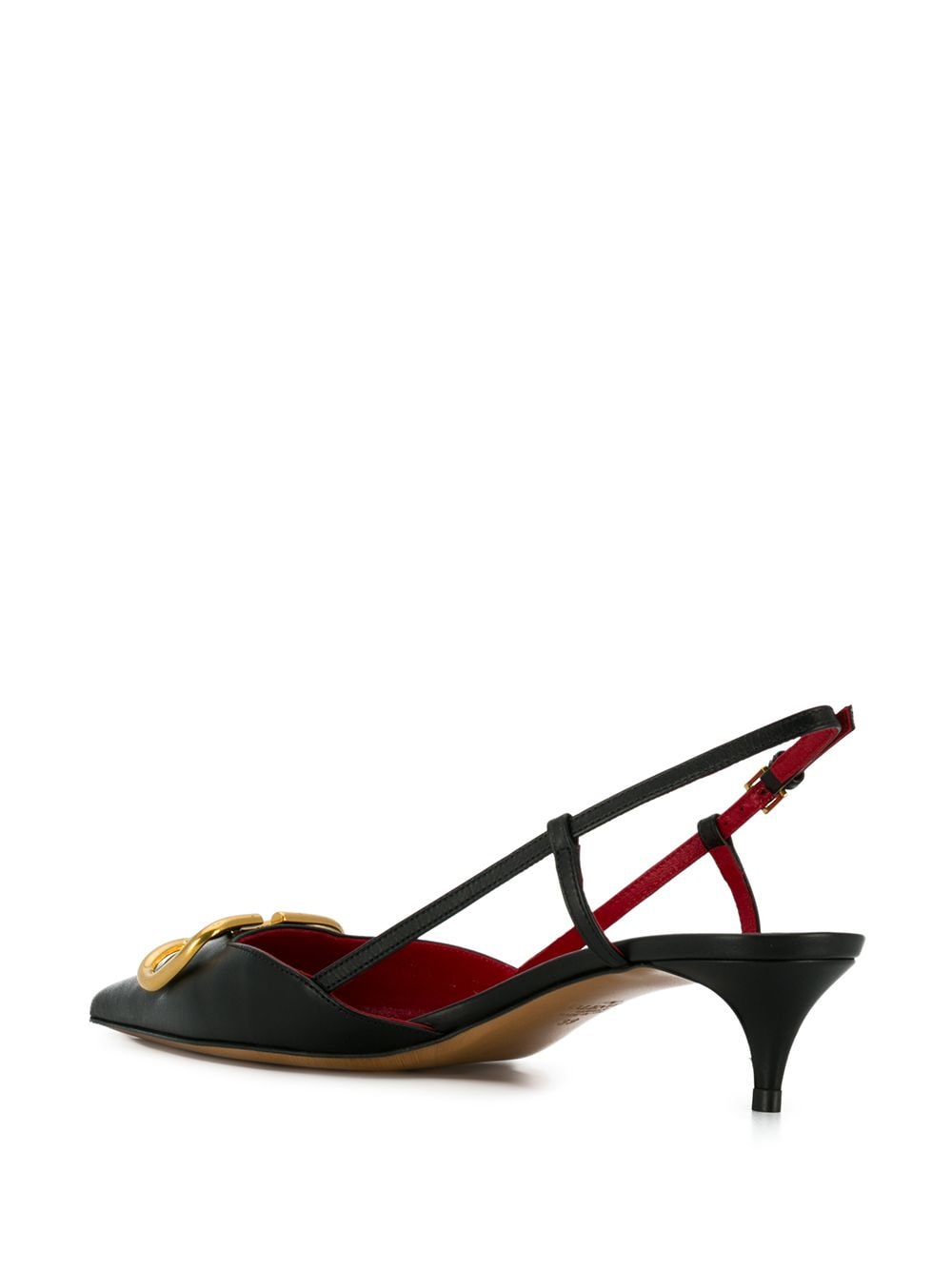 Valentino Garavani VLogo Slingback Pumps - Black image 2