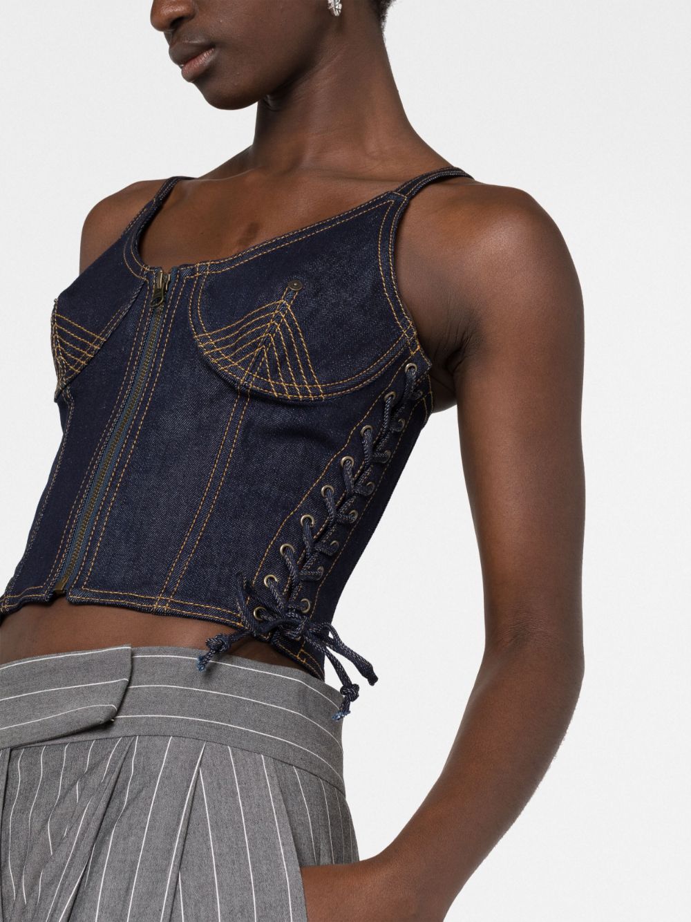 JEAN PAUL GAULTIER Top Blue image 2