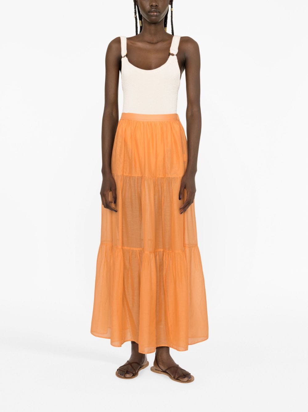 MANEBI Skirts Orange image 2