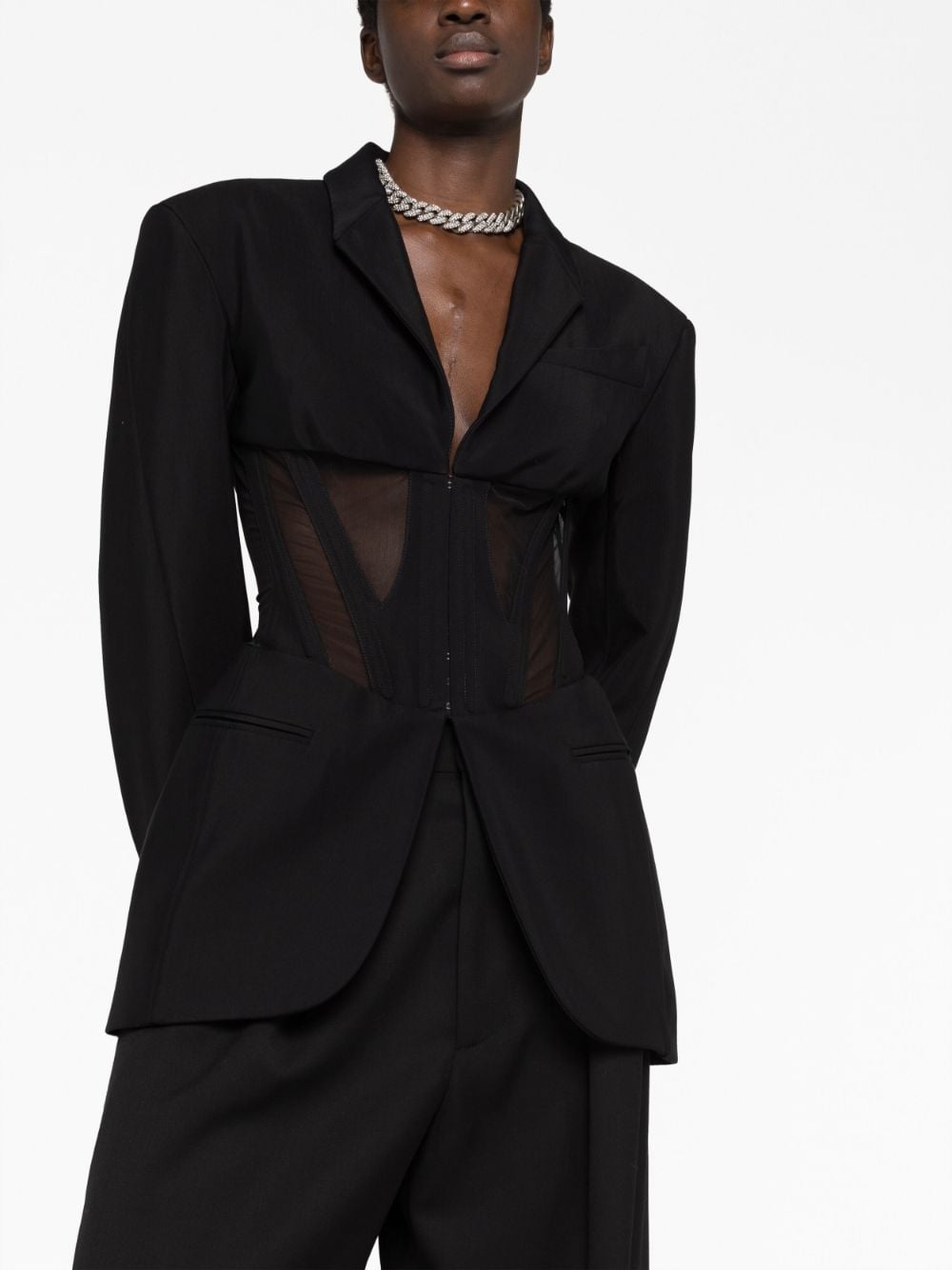 MUGLER Jackets Black image 1