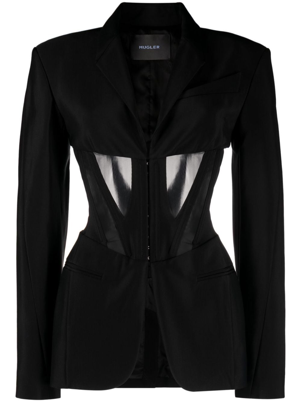 MUGLER Jackets Black image 0