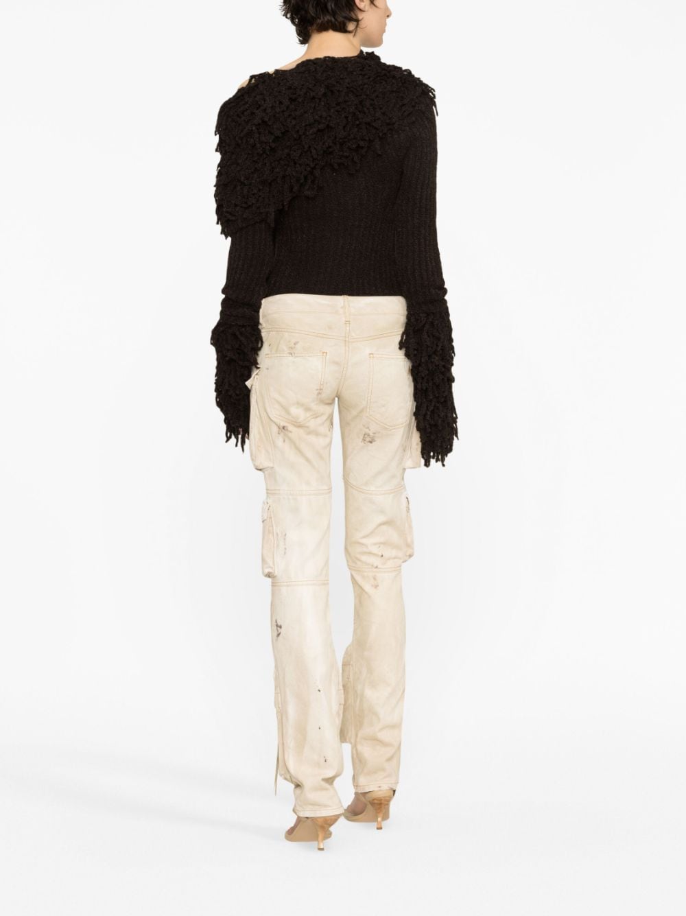 The Attico Trousers Beige image 3