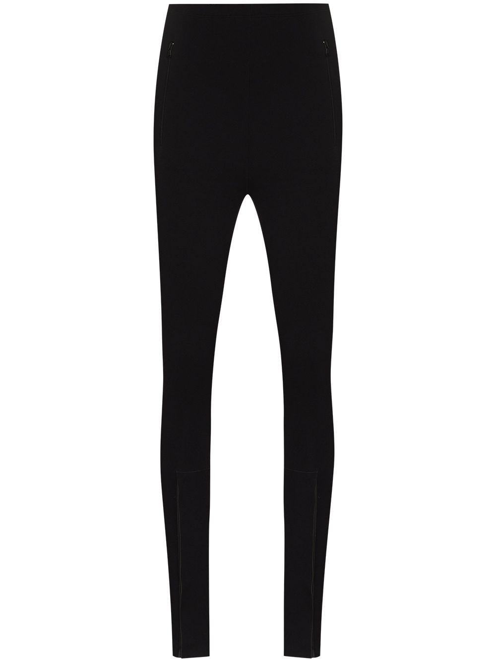 WARDROBE.NYC Black Technical Jersey Leggings with Zip Pockets image 0