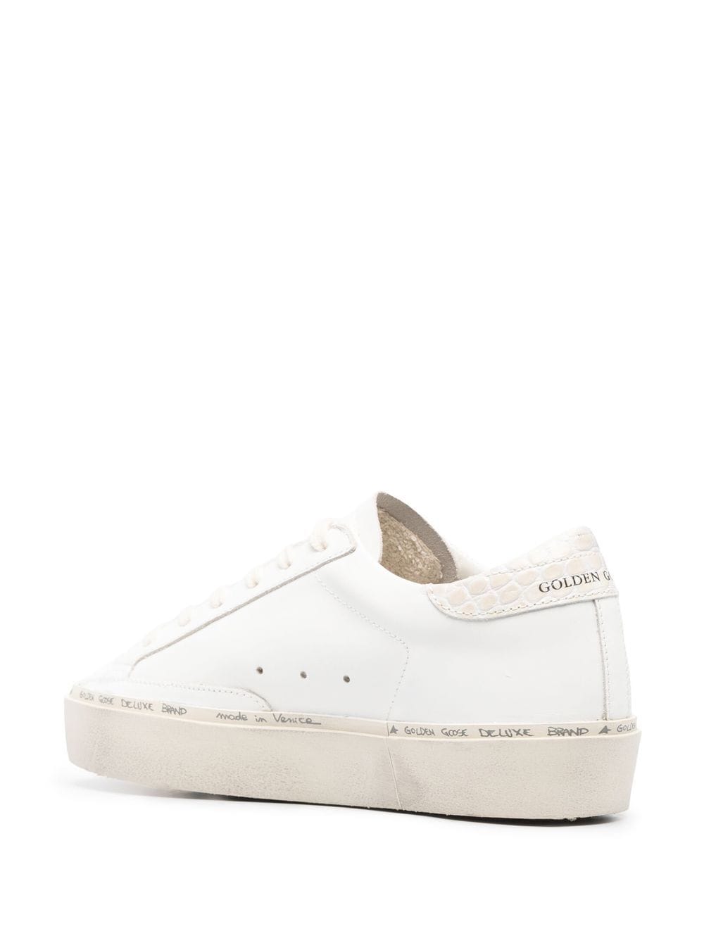 Golden Goose Hi Star White Leather Low-Top Sneakers image 2