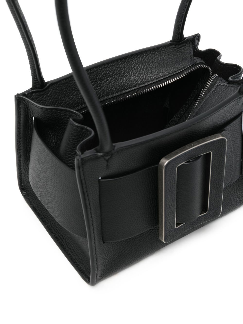 BOYY Black Calf Leather Buckle Tote Bag image 2