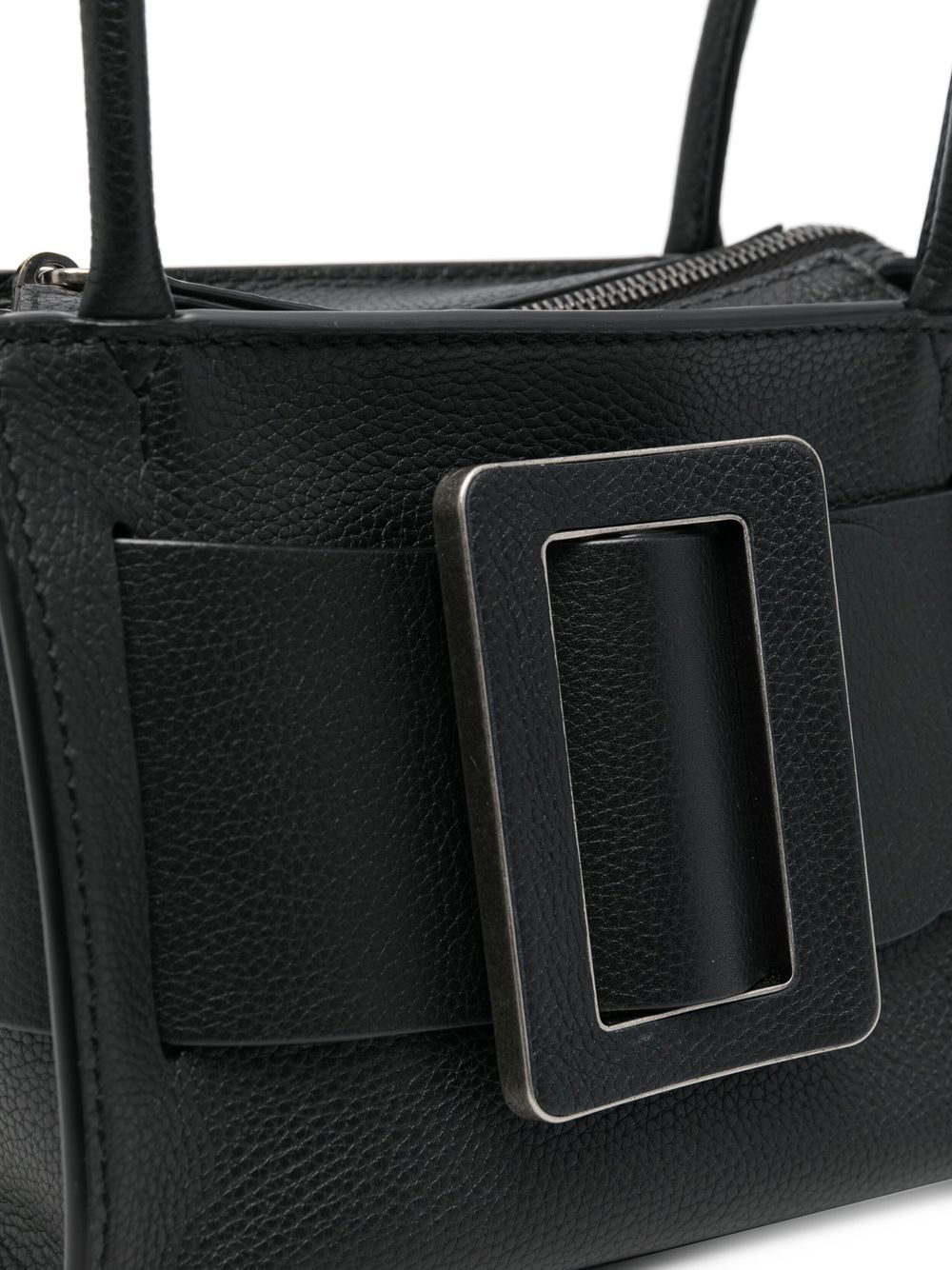 BOYY Black Calf Leather Buckle Tote Bag image 3