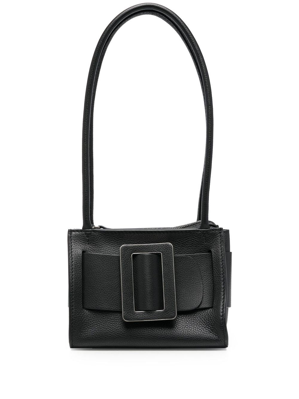 BOYY Black Calf Leather Buckle Tote Bag image 0