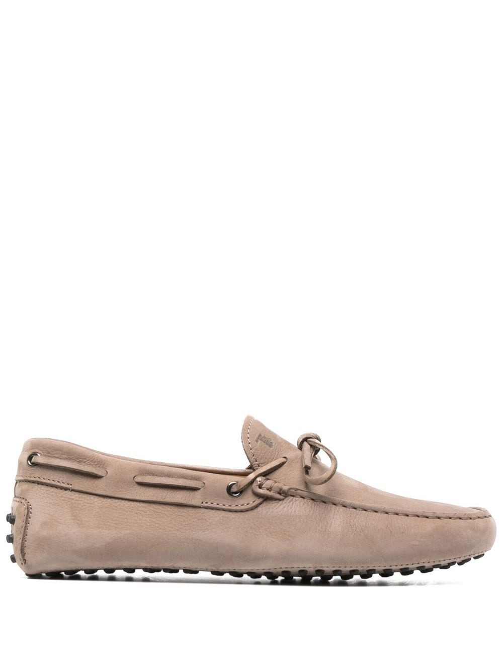 Tod's Gommino Driving Shoes in Beige Suede image 0