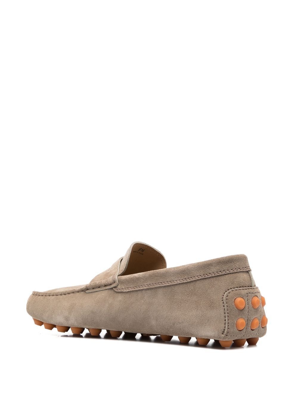 Tod's Suede Penny Loafer Flats in Beige image 1