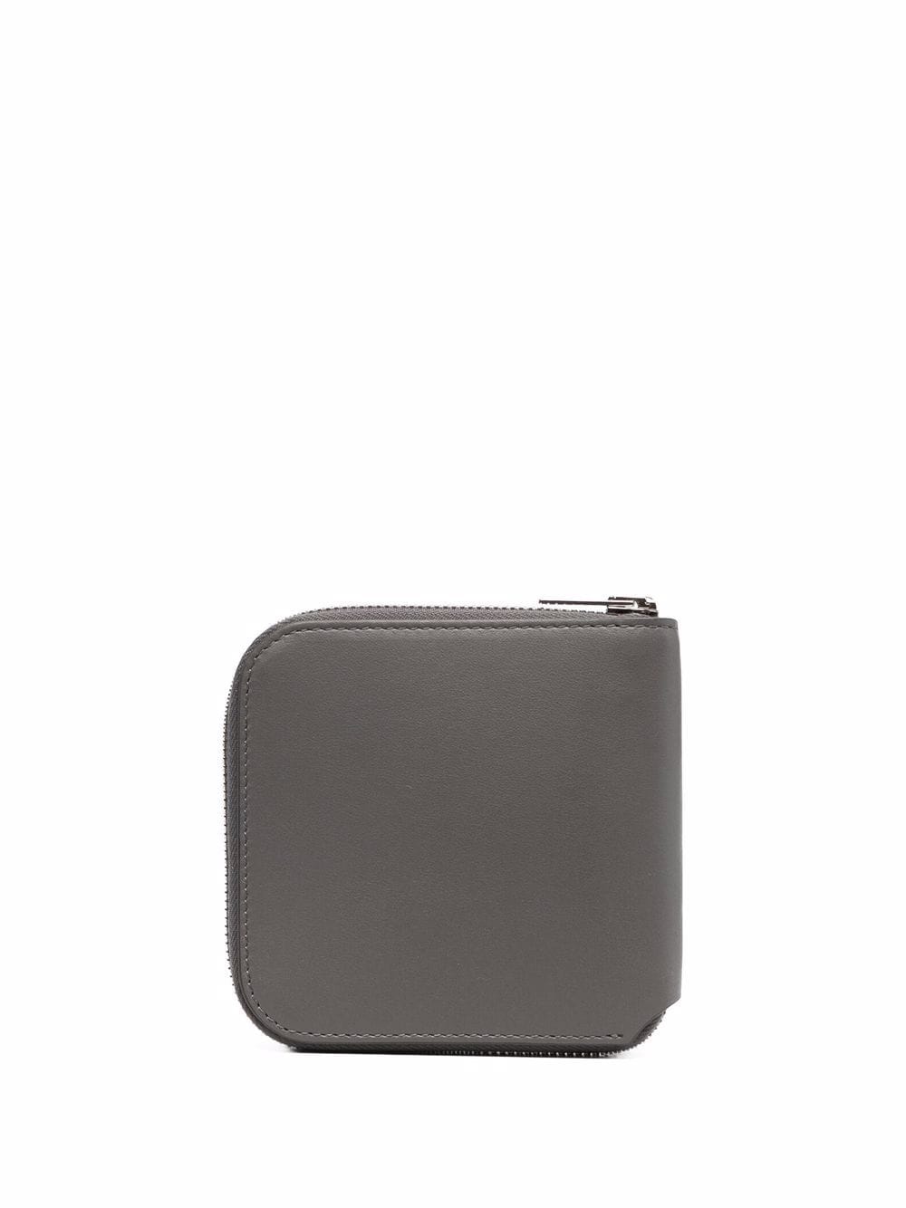 Acne Studios Grey Leather Zip-Around Wallet image 1