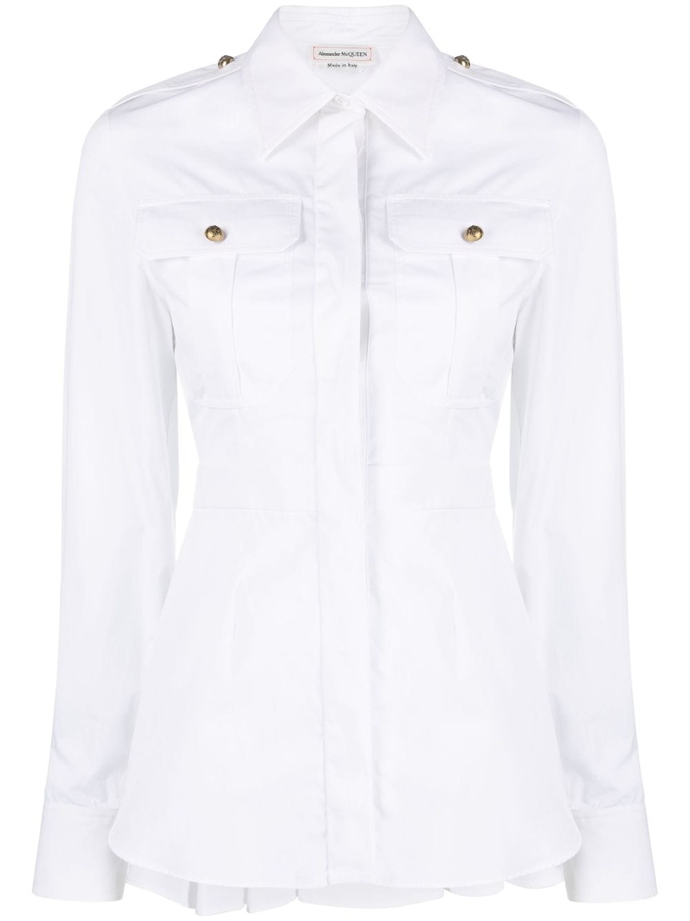 Alexander McQueen Shirts White image 0