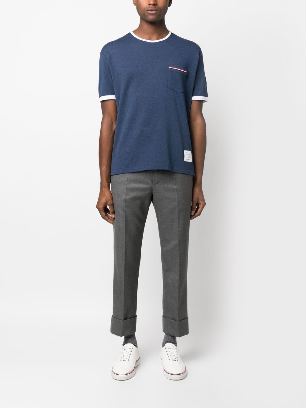 Thom Browne T-shirts and Polos Blue image 4