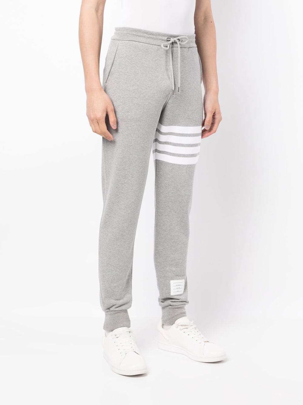 Thom Browne 4-Bar Stripe Grey Track Pants image 1