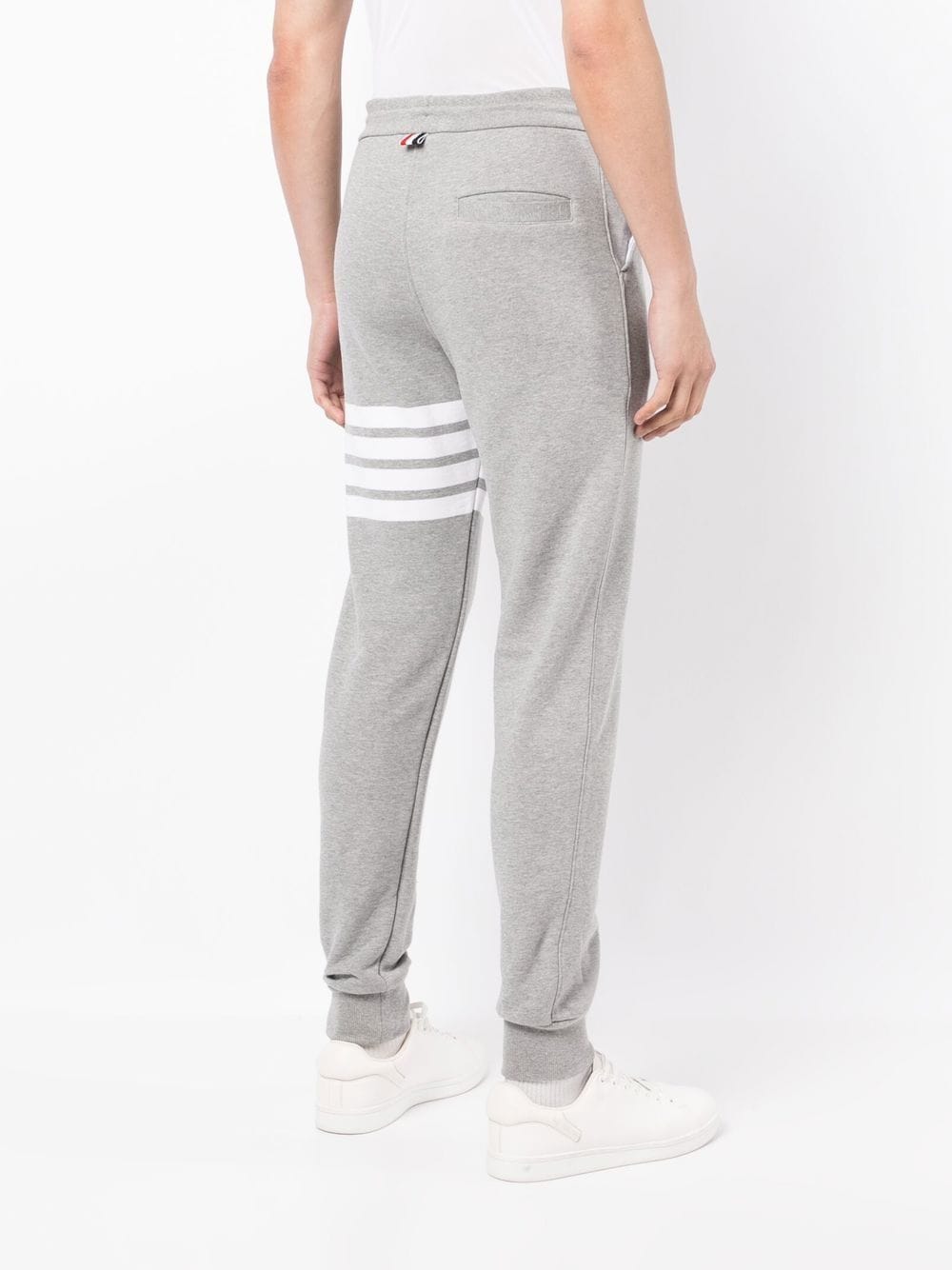 Thom Browne 4-Bar Stripe Grey Track Pants image 5