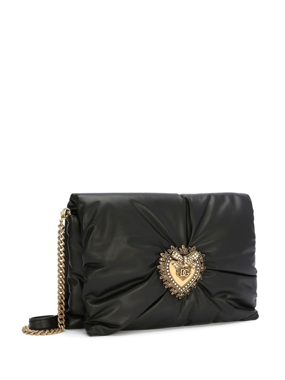 Dolce & Gabbana Devotion Soft Clutch Bag - Black image 3