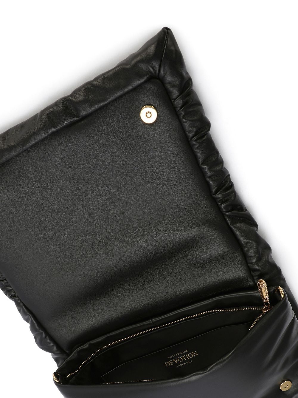 Dolce & Gabbana Devotion Soft Clutch Bag - Black image 4