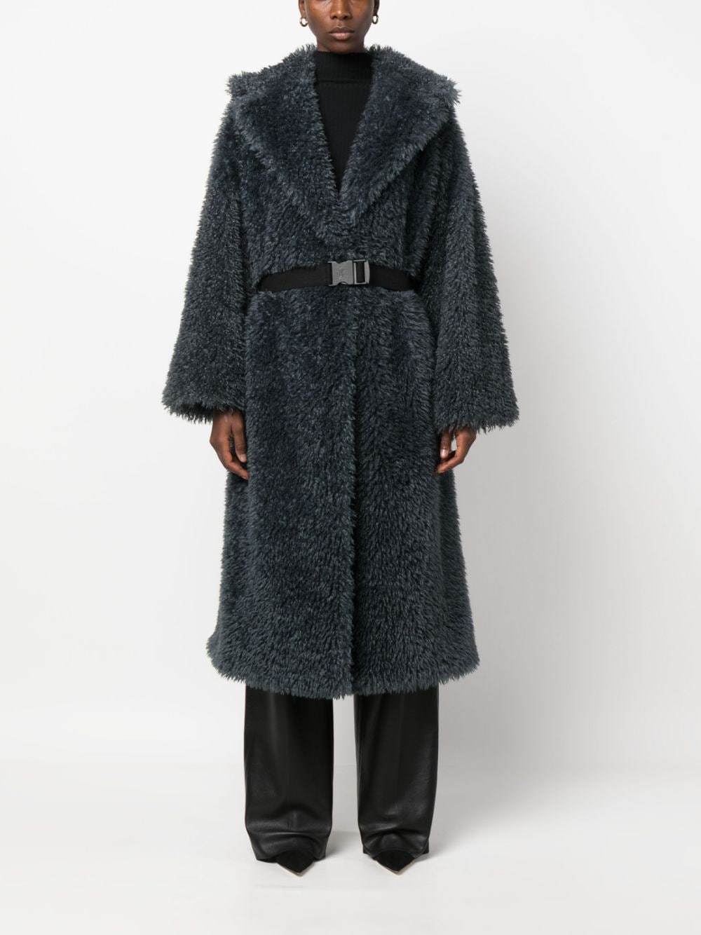 Ermanno Scervino Coats Grey image 3