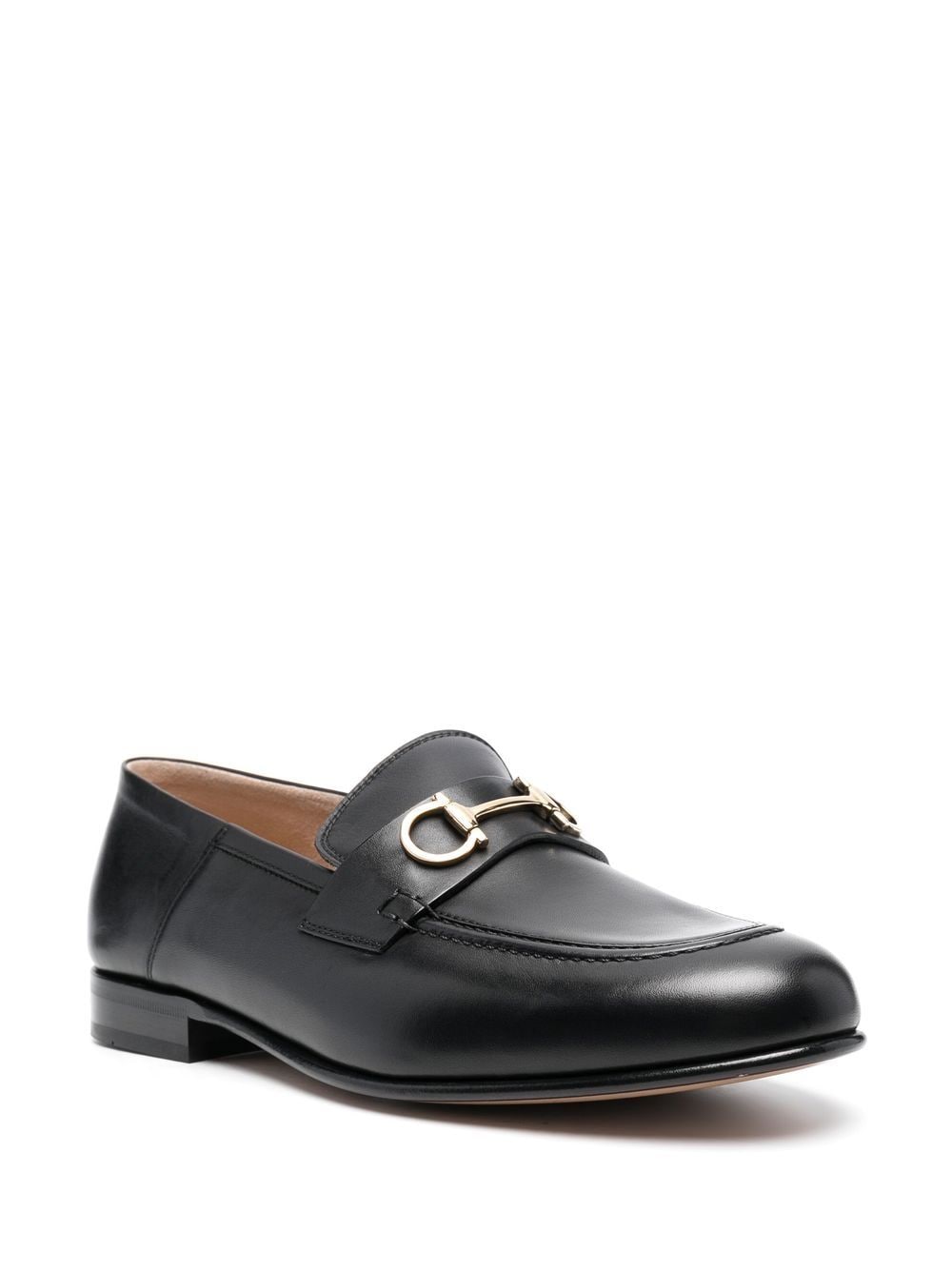 Salvatore Ferragamo Gancini-buckle Loafers in Black image 3