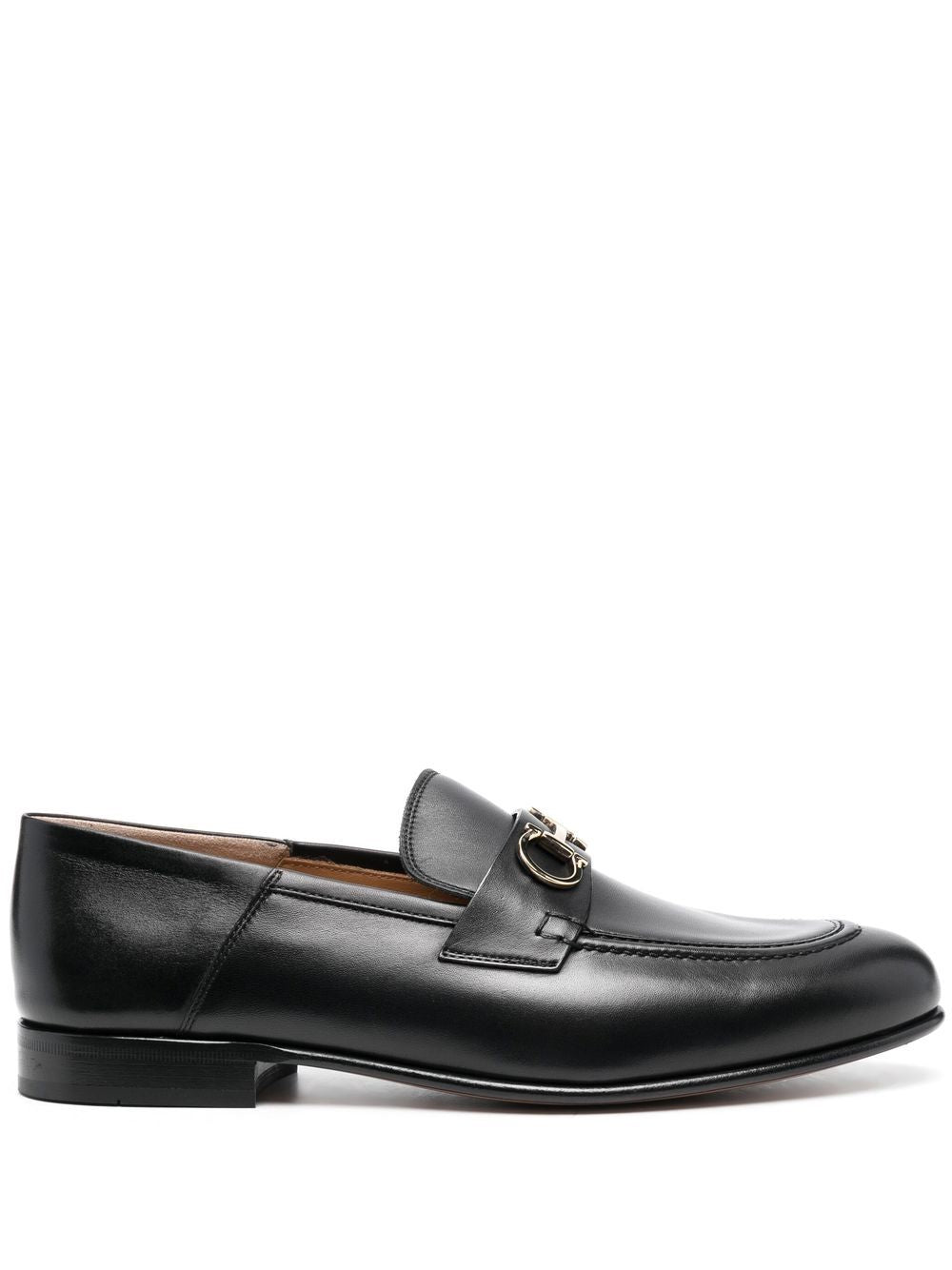 Salvatore Ferragamo Gancini-buckle Loafers in Black image 0