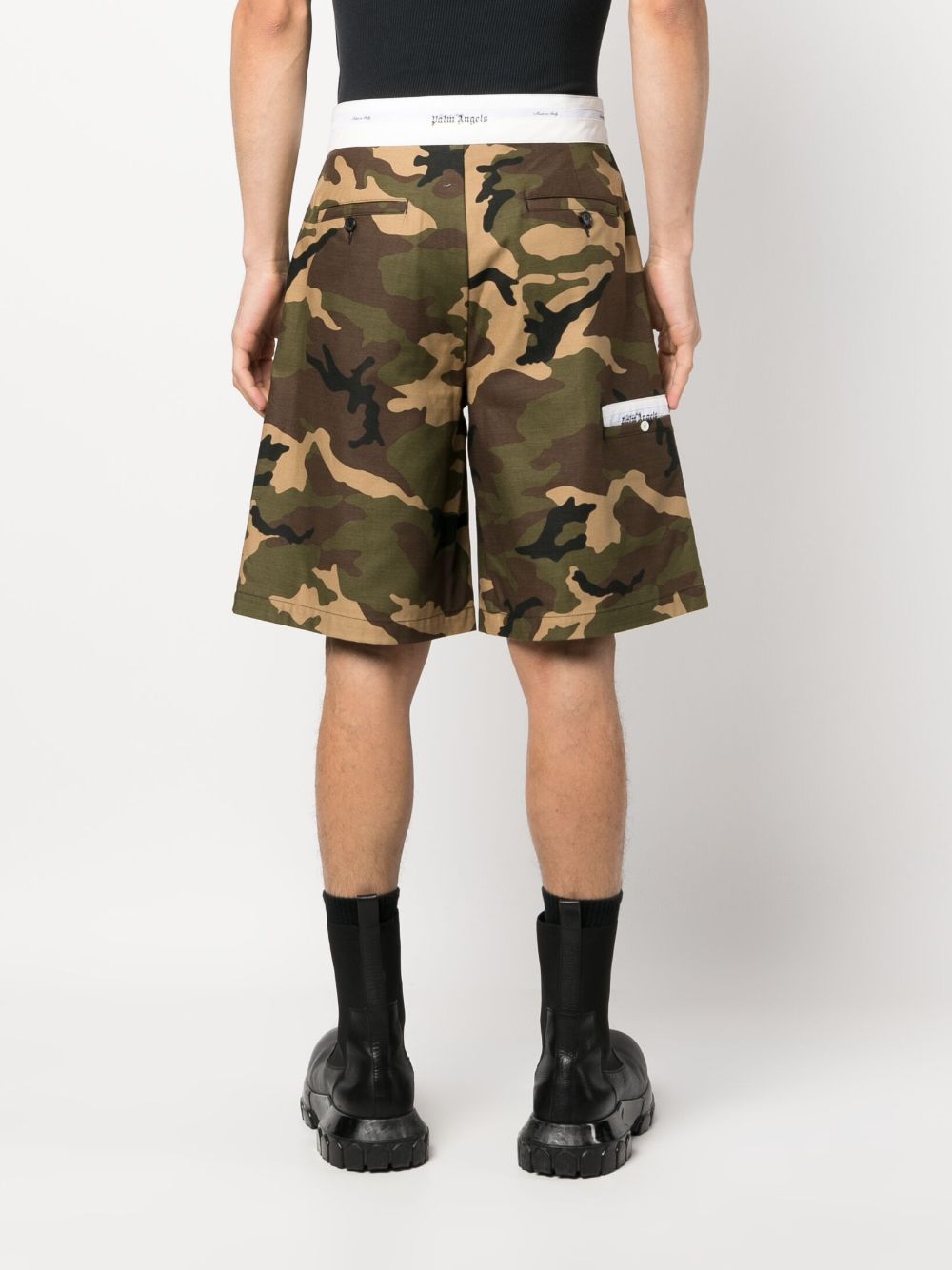 Palm Angels Shorts Green image 3