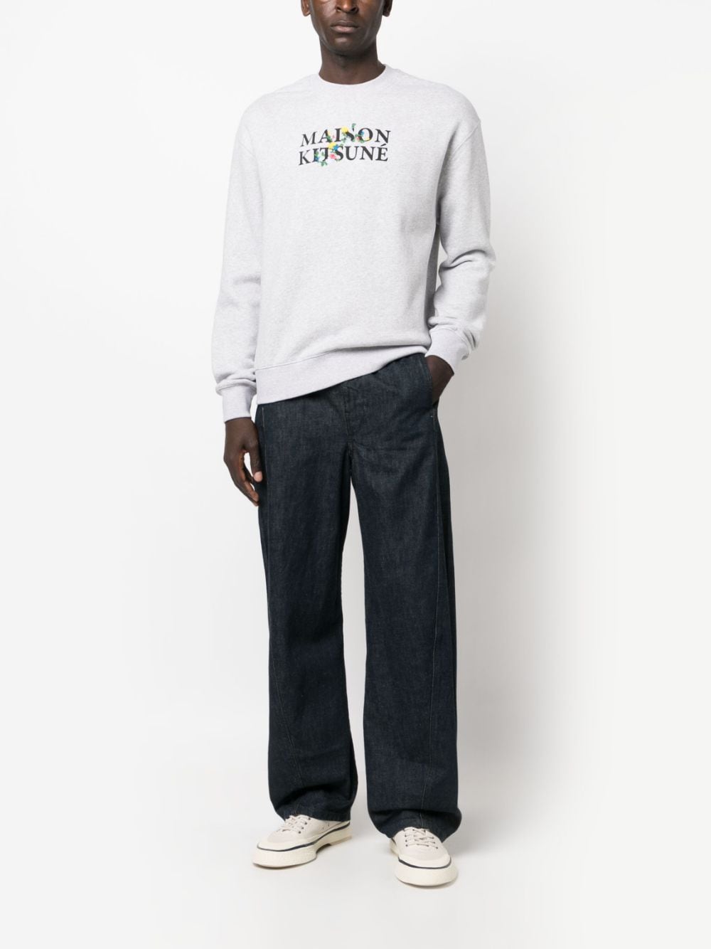 MAISON KITSUNE' Sweaters Grey image 1