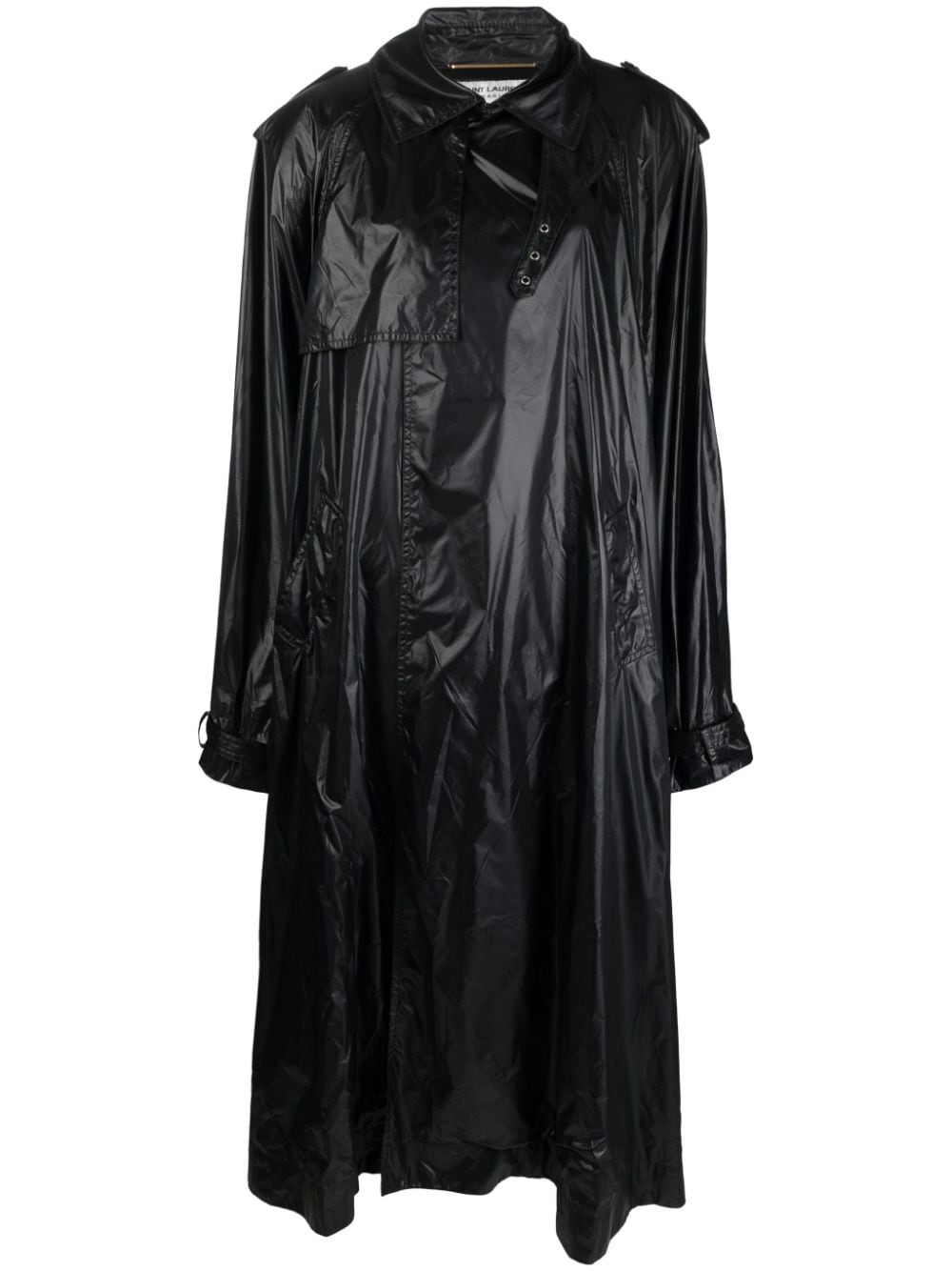 Saint Laurent  Coats Black image 0