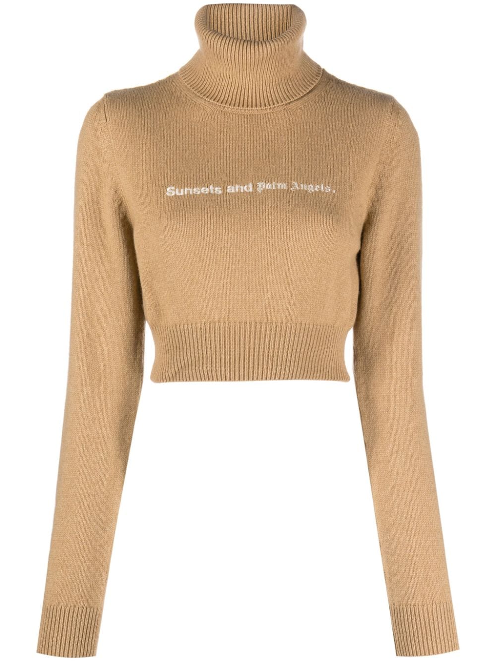 Palm Angels Sweaters Camel image 0